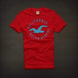 Tee shirt Hollister Rouge Homme